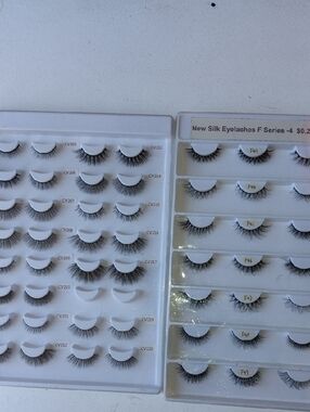 Tray of New Silk False Eyelashes Bundle. ******